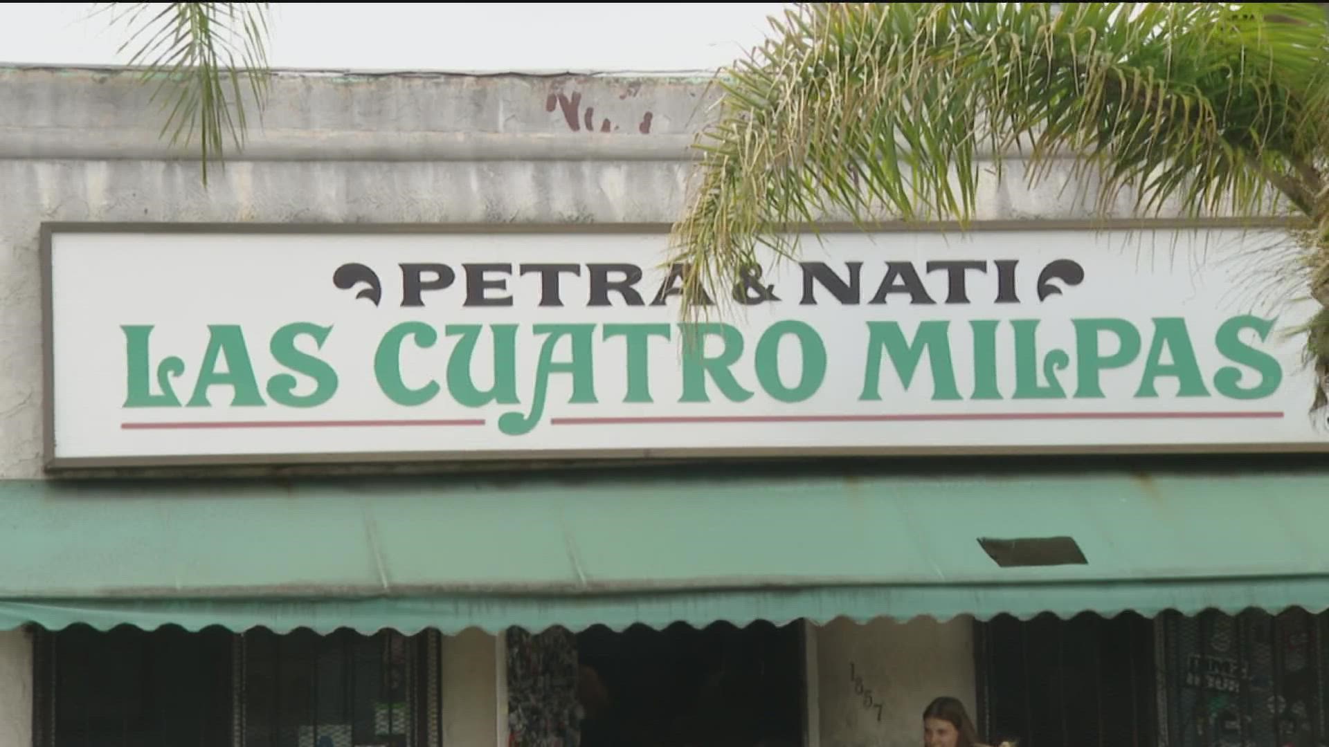 Las Cuatro Milpas in Barrio Logan opened in 1933. You can usually find a long line out the door at this popular spot!