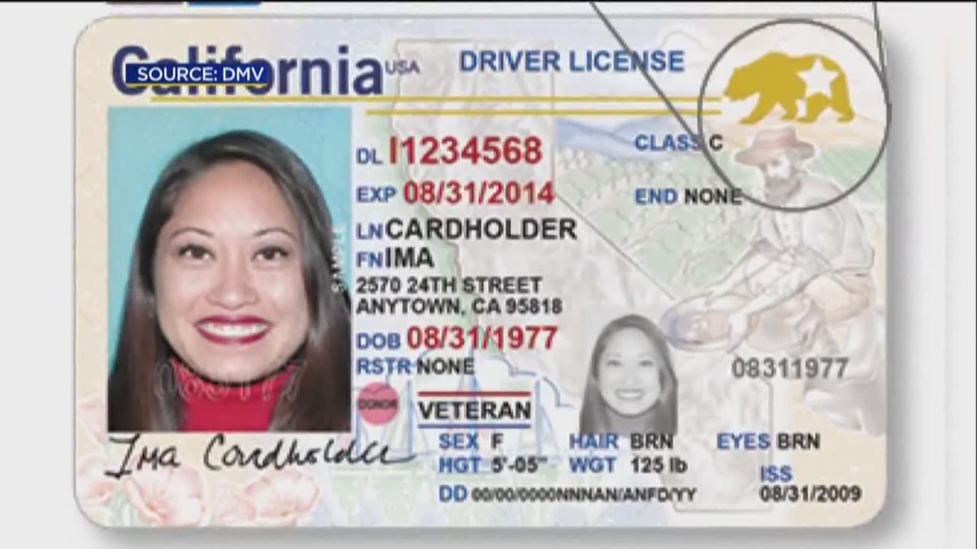 The Department of Homeland Security has told the DMV that Californians will need to provide two forms of residency.