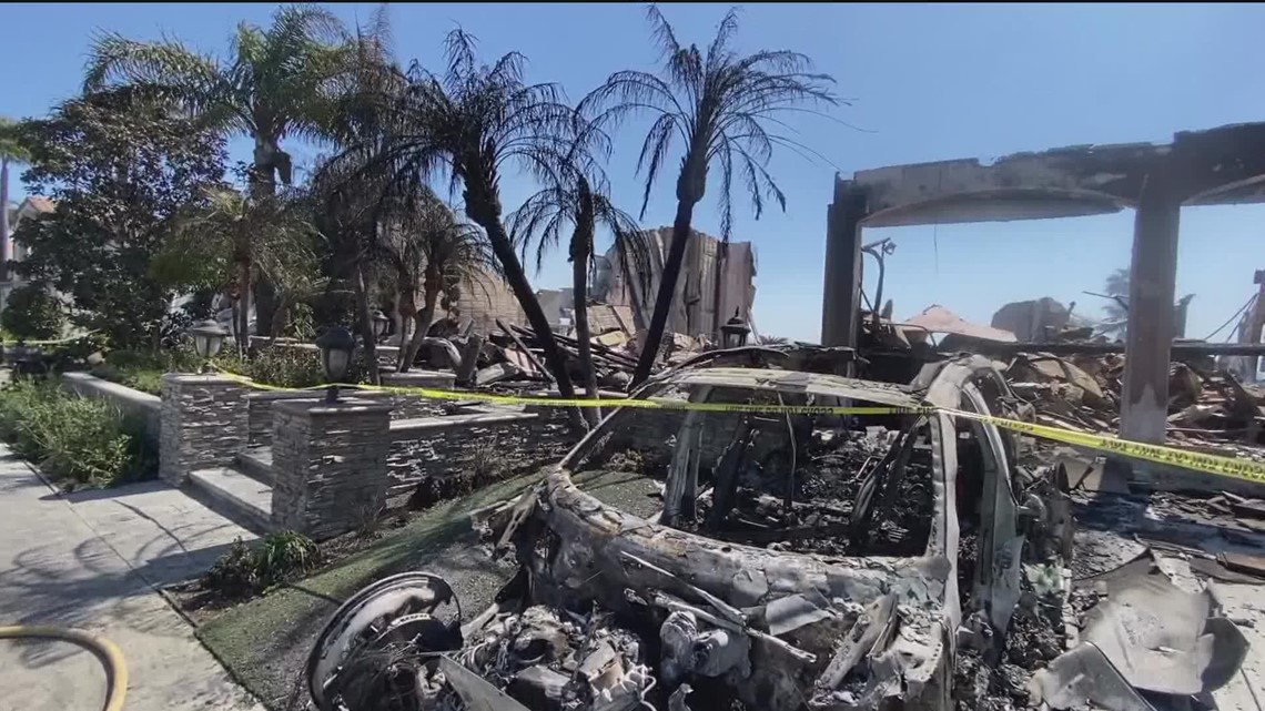 Firefighters continue to knock down Coastal Fire in Orange County as