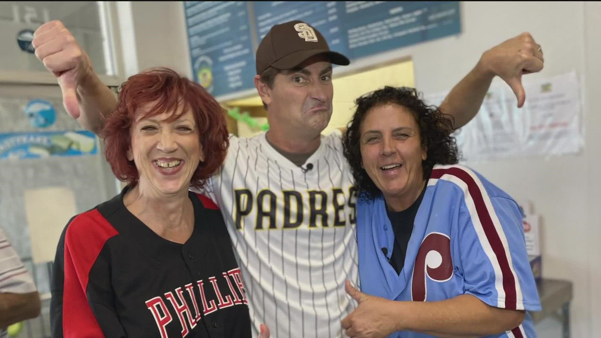Padres fans beware: Delicious cheesesteak shop in San Marcos is Philadelphia strong.