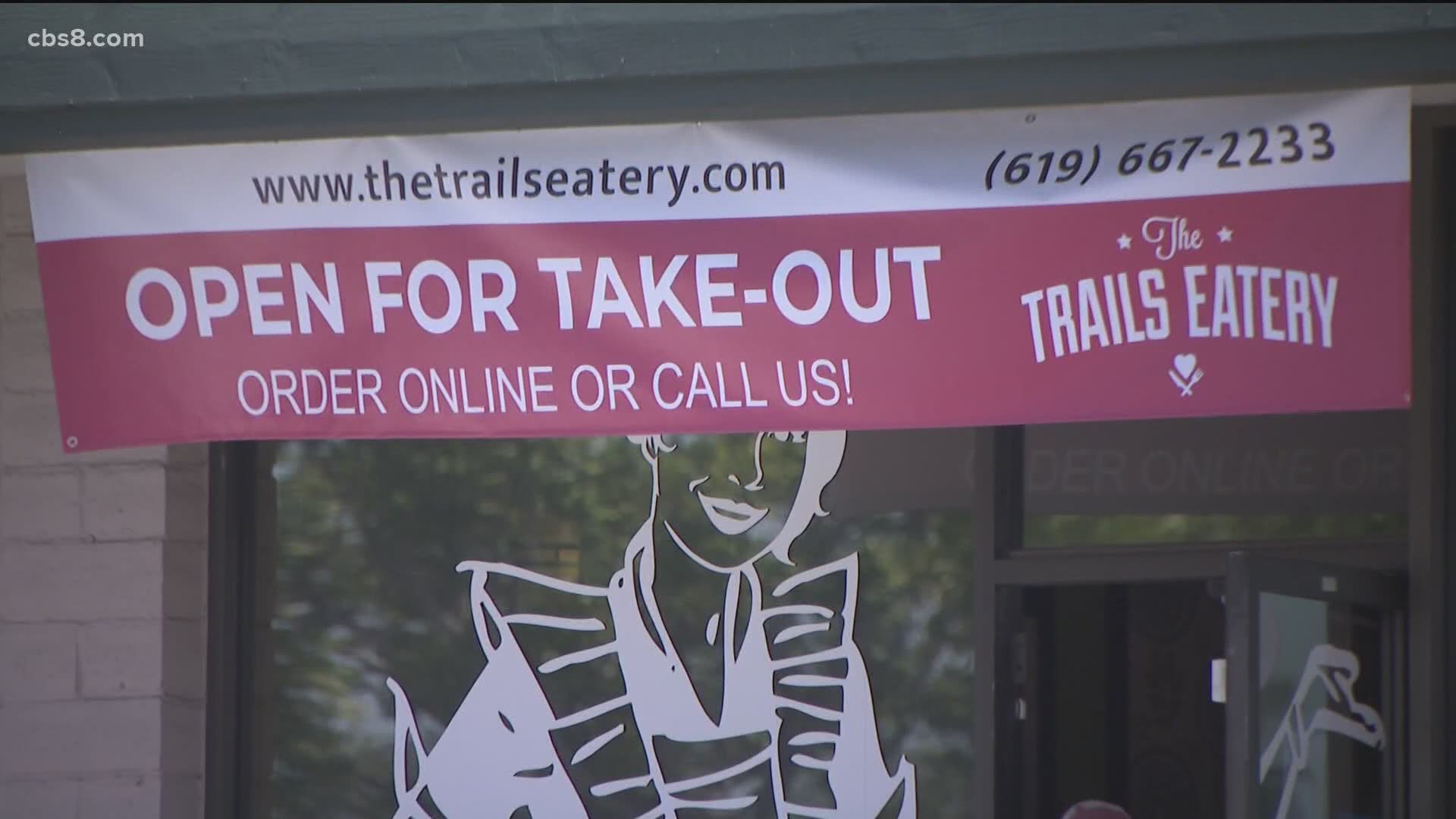 The Trails Eater in San Carlos reopened Sunday after almost two months of being closed. They had never done take-out before but needed to start to stay afloat.