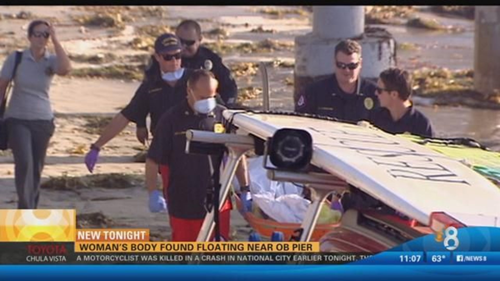 Woman's body found floating near Ocean Beach pier