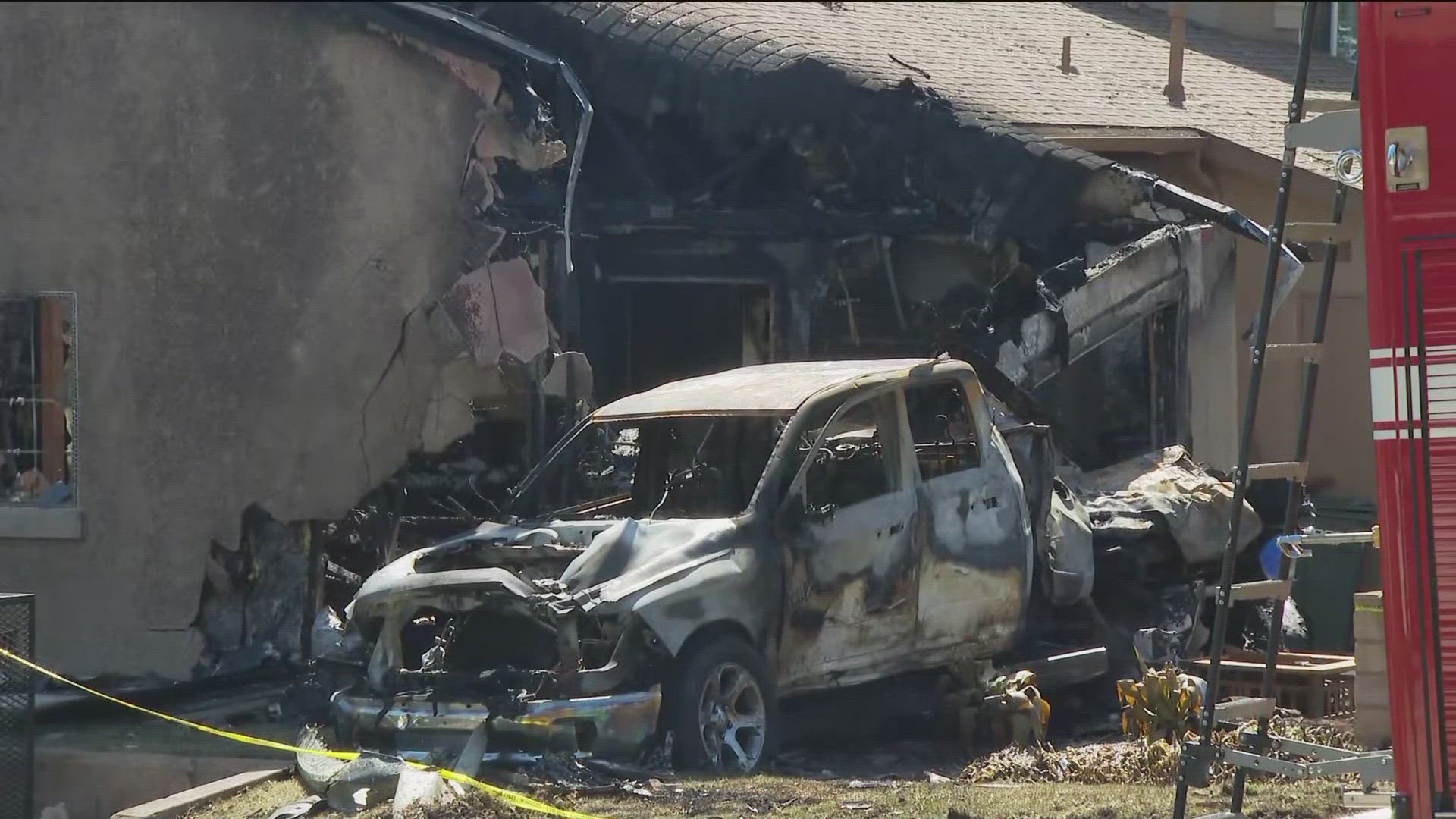 Police said a small Cessna aircraft crashed around 4 a.m. near Interstate 15 and Aero Dr. Authorities believe all of the fatalities are people who were on the plane.