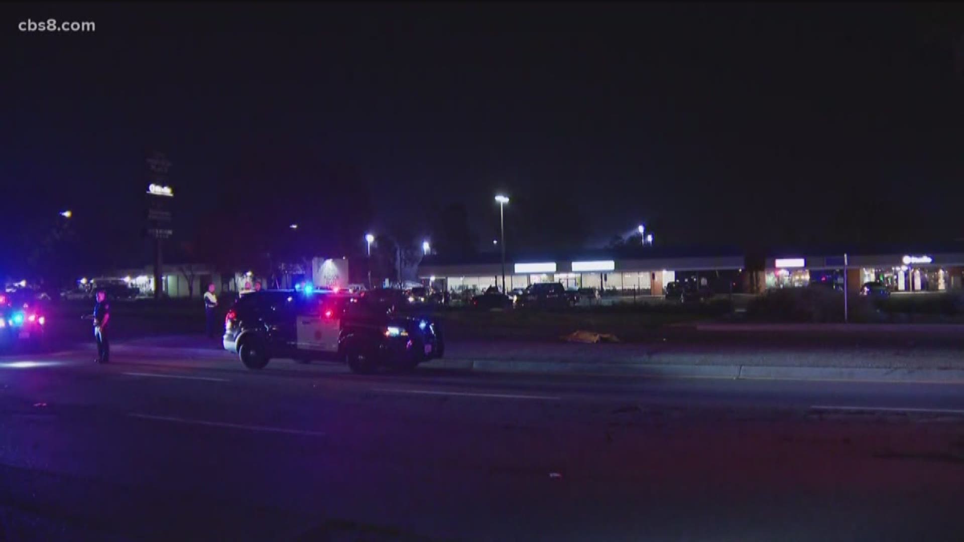 A hit-and-run driver fatally struck a 44-year-old pedestrian in San Diego Wednesday night.