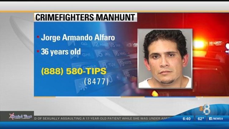 CrimeFighters Alert: Manhunt for Jorge Armando Alfaro
