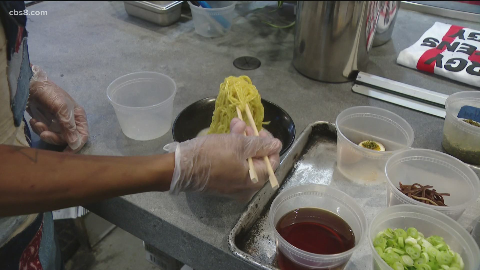 This Shop Local segment features Weapon Ramen at Liberty Public Market. They specialize in bone broth and mushroom-based broth.