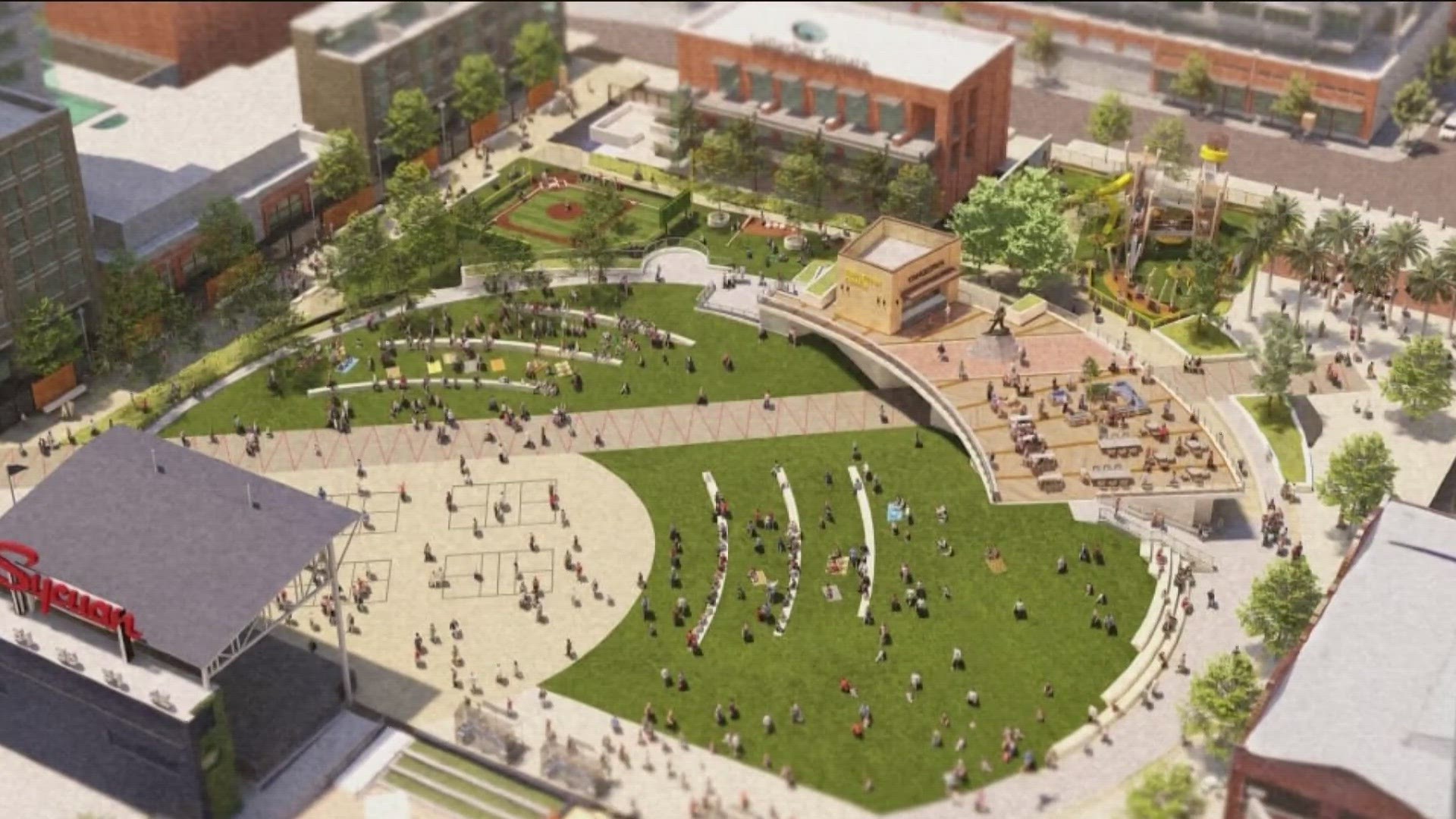 A 20th anniversary renovation is coming to Padres Gallaher Square.