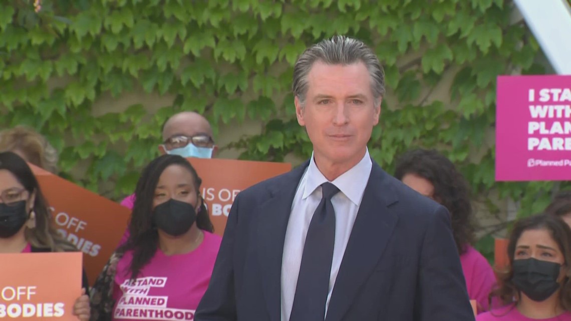 'They're coming after you' | California's governor vows to protect abortion in constitution