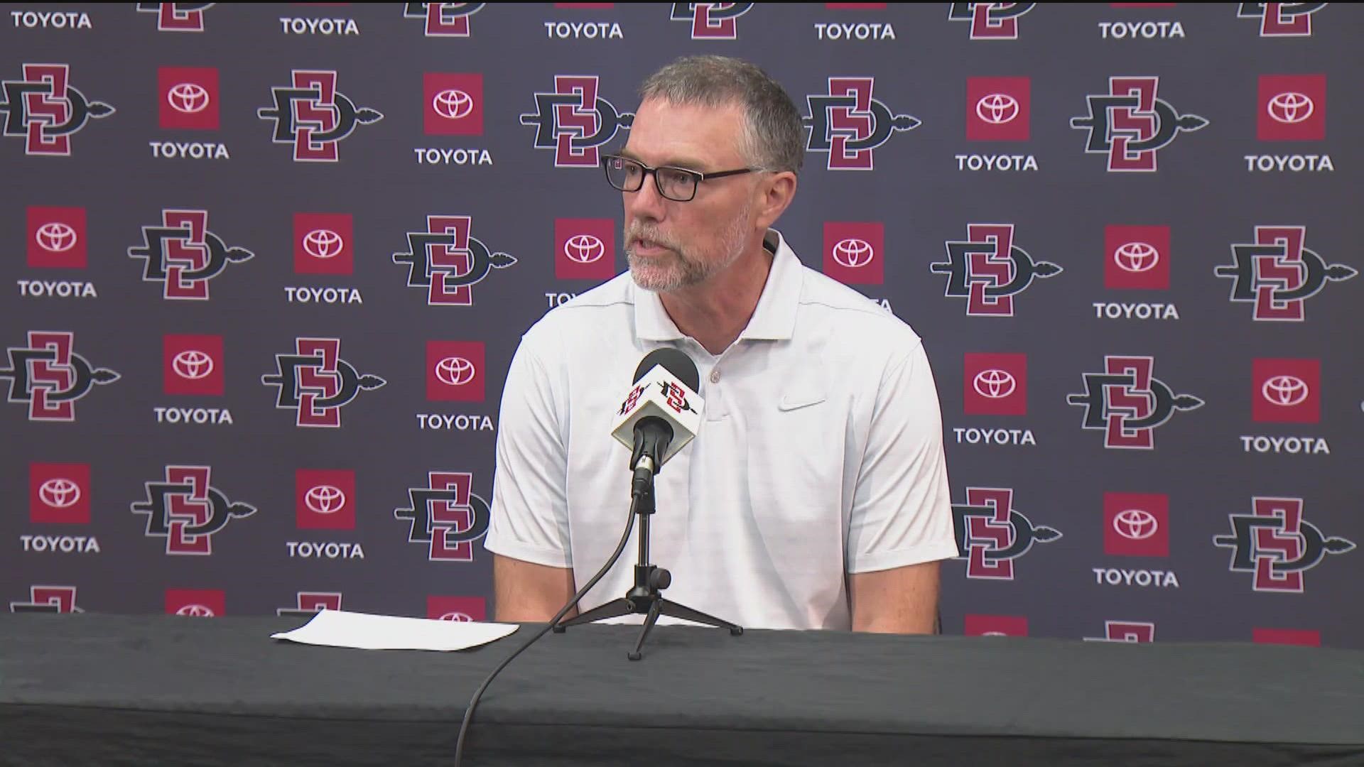 SDSU's home opener resulted in several heat-related medical calls.