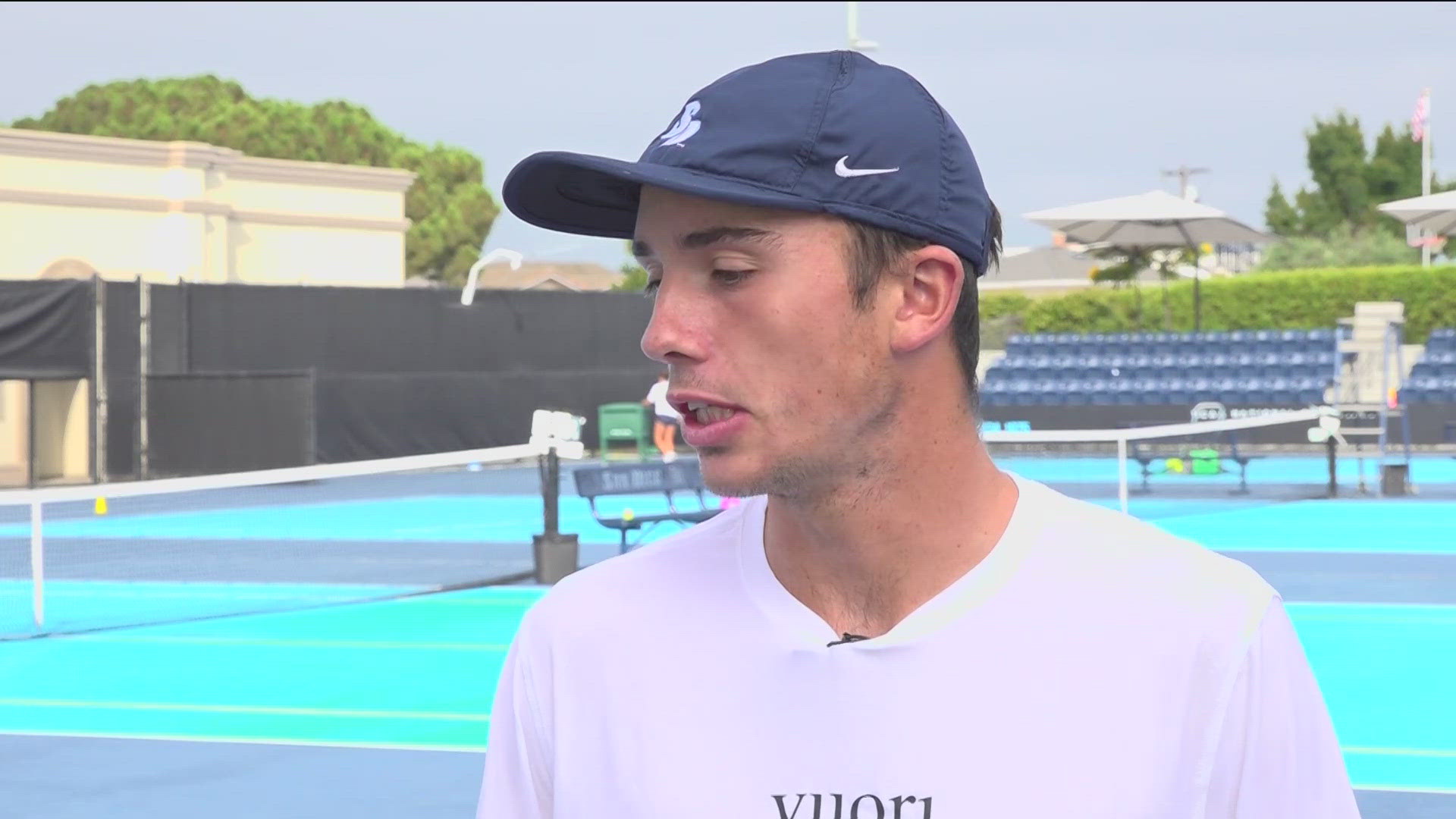 CBS 8 speaks with Oliver Tarvet, a 21-year-old tennis player from the University of San Diego, who recently made waves at Wimbledon.