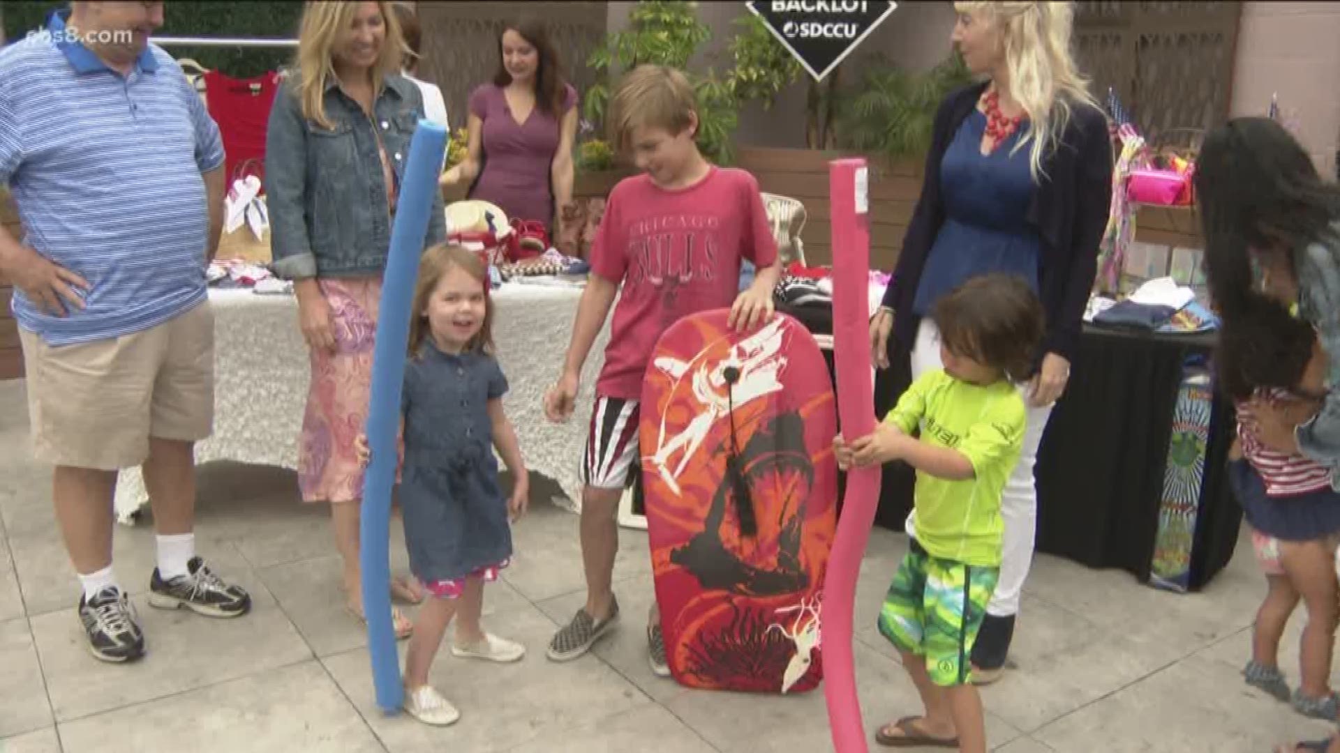 The Rock Thrift Store in San Diego offers some red white and blue ideas for Independence Day!