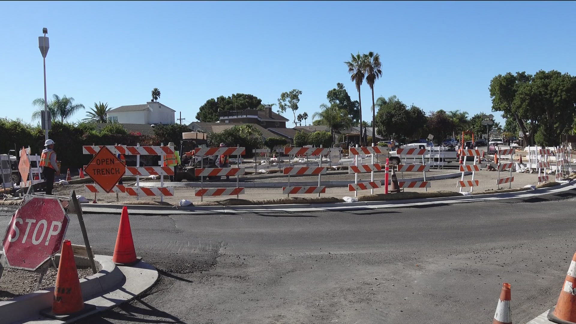 The city is building a new roundabout in Pacific Beach as part of its Vision Zero campaign, aiming to reduce traffic fatalities and serious injuries.