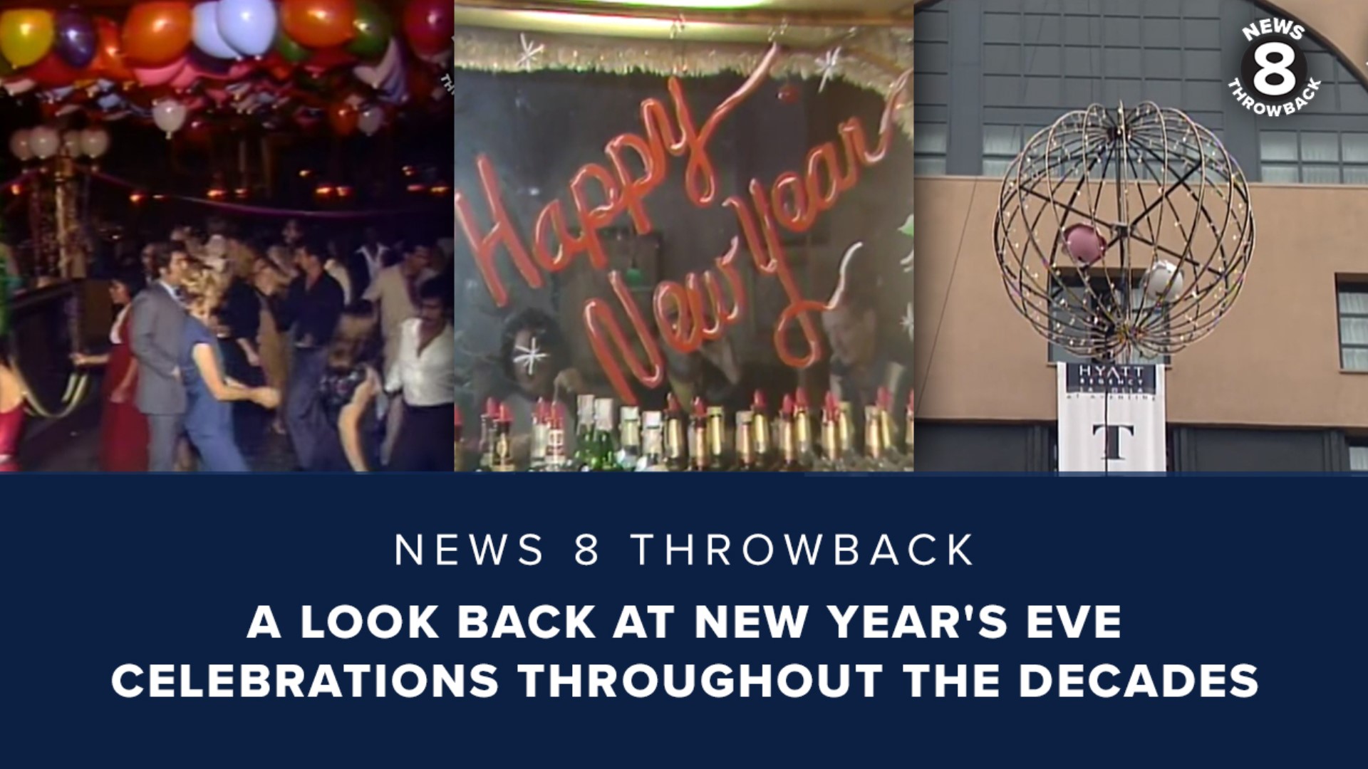 New Year's Eve in San Diego throughout the decades