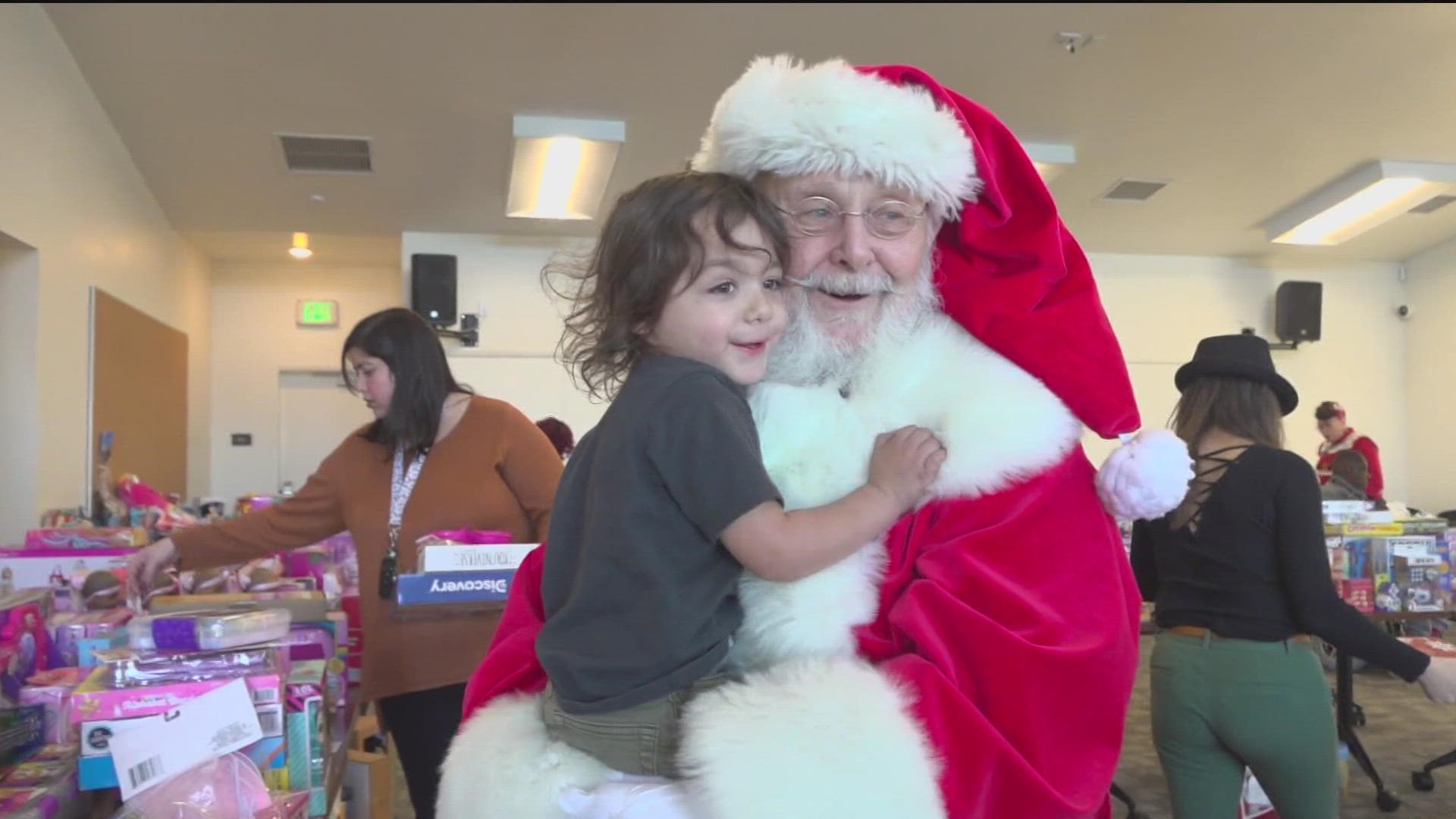 Thanks to CBS 8 viewers, nearly 100 children living in an apartment complex for veterans and families will have the best Christmas ever.