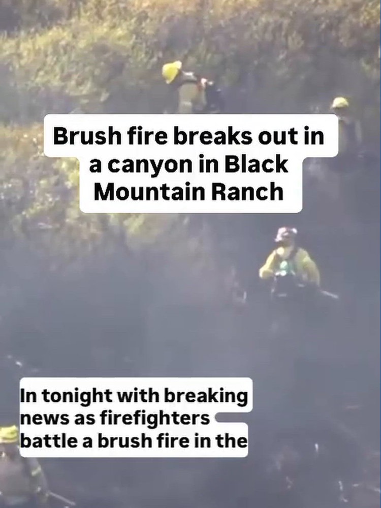 Brush fire burns in riverbed in Santee | cbs8.com