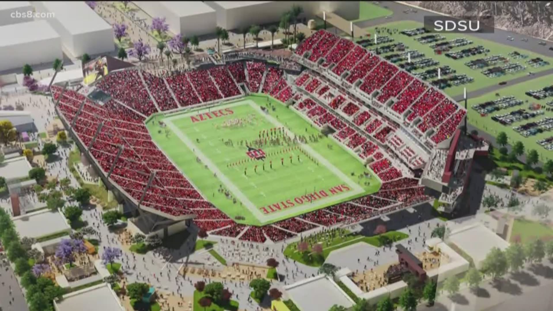 Thanks to a unanimous vote from San Diego City Council, this is what the future of SDSU athletics could look like.
