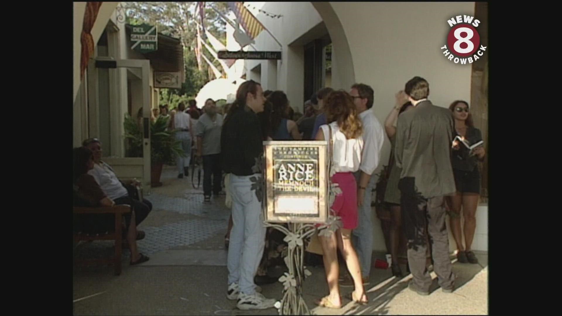 Anne Rice book signing event for 'Memnoch the Devil' in 1995