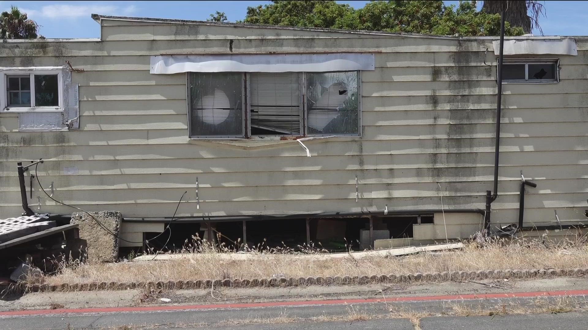 Mission Bay RV Resort is celebrating the long-awaited cleanup of mobile homes near De Anza Cove.