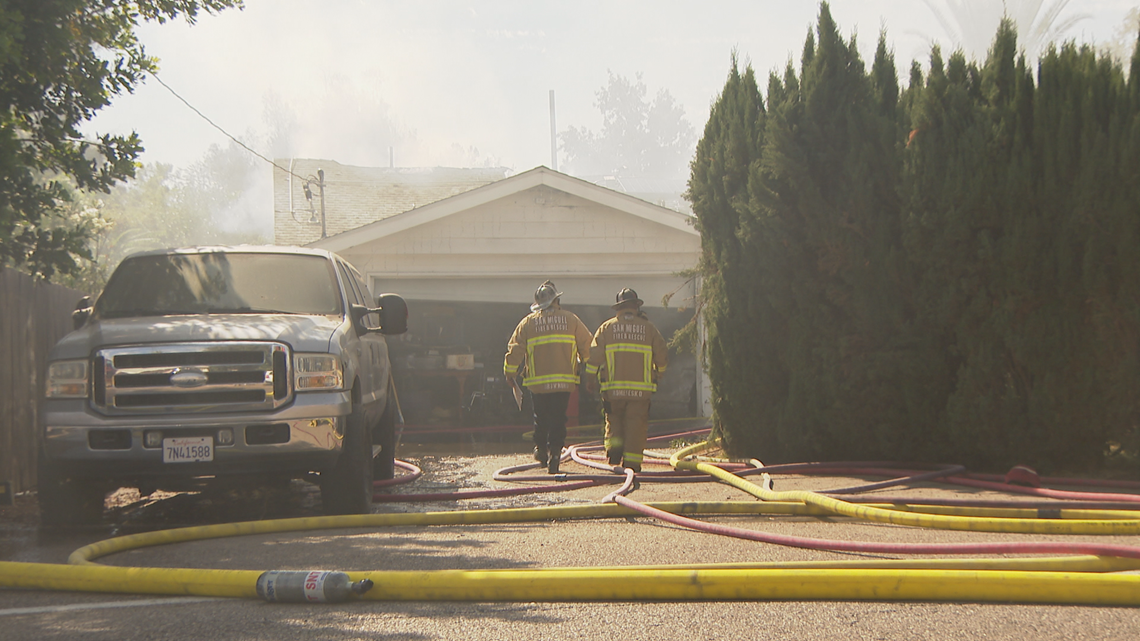 Multiple injured including a firefighter in El Cajon structure fire