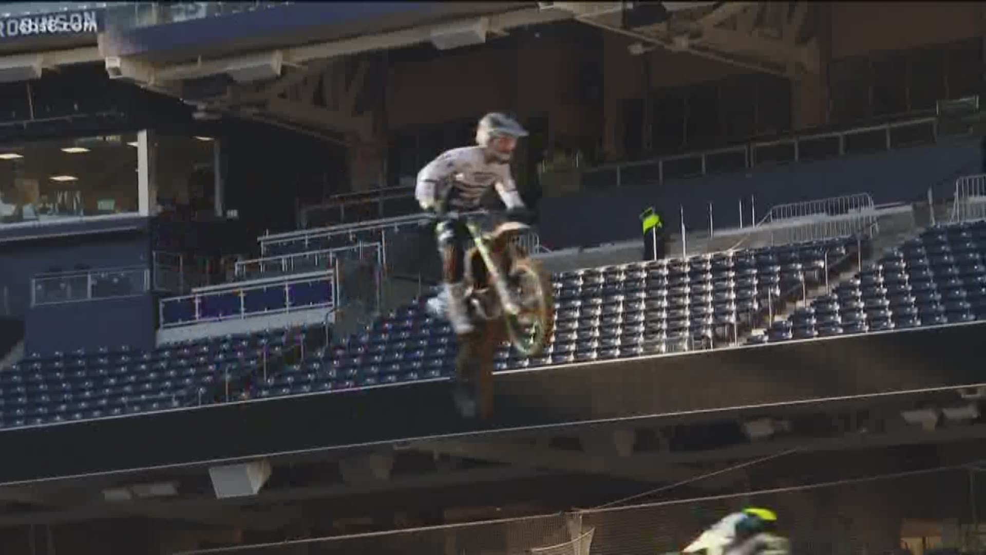 This is the sixth year in a row for Supercross at Petco Park after moving from Qualcomm Stadium....or as we now call it, SDCCU Stadium.