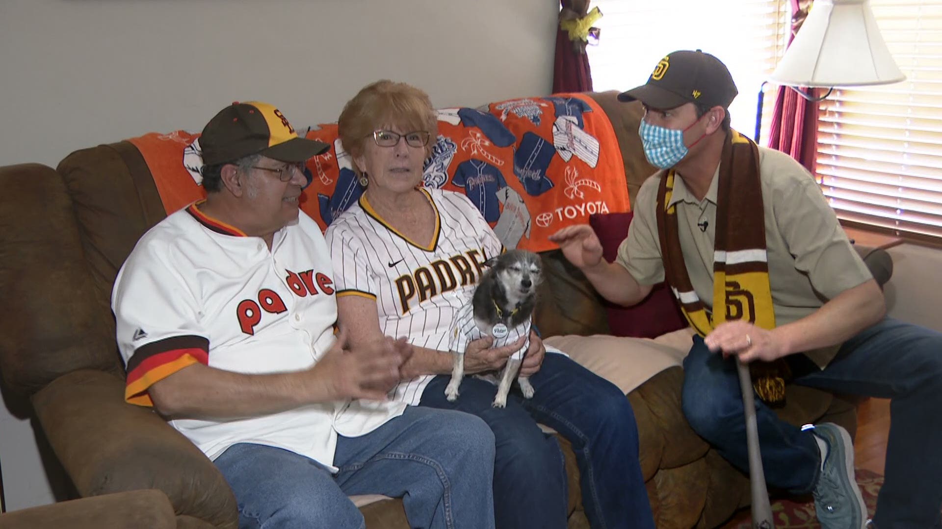 Padre Super Fans' open their home for 'Opening Day