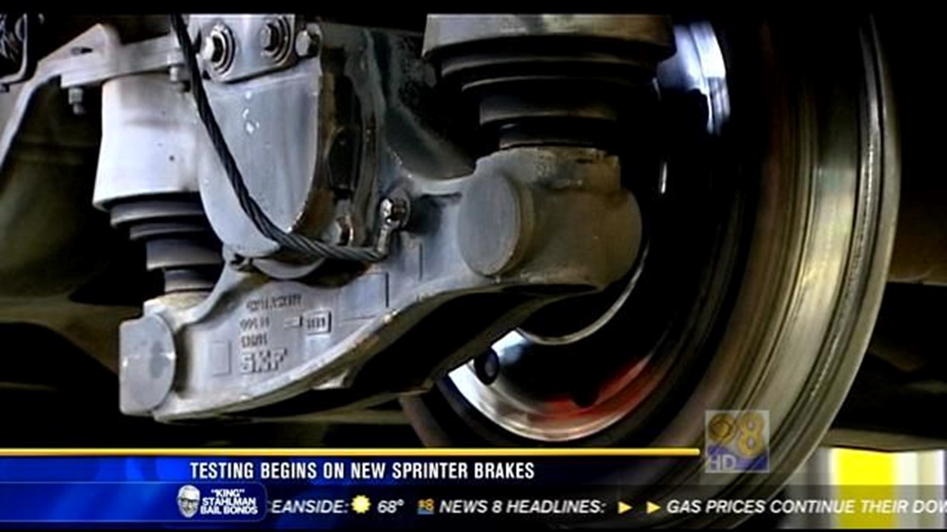 Testing begins on new Sprinter brakes