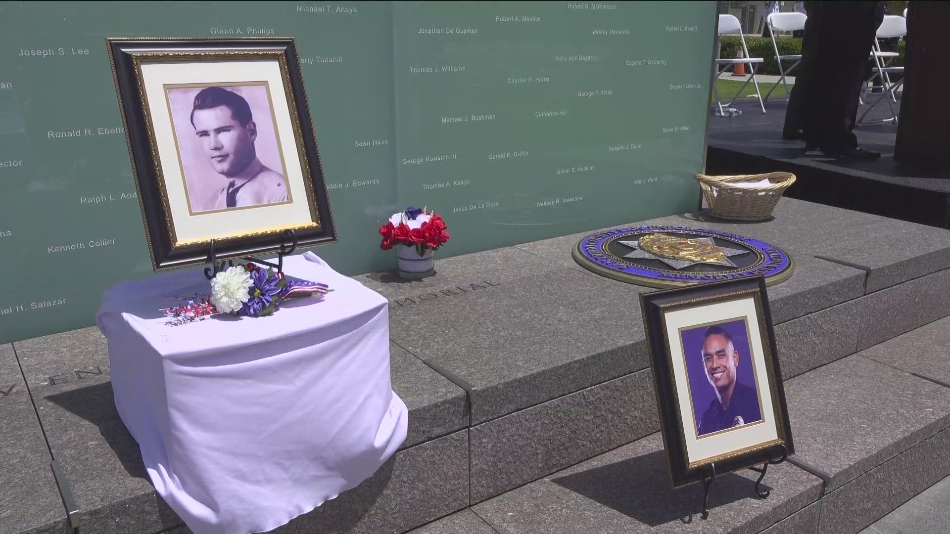 A ceremony on Wednesday honored San Diego law enforcement officers who lost their lives in the line of duty, over the last year.