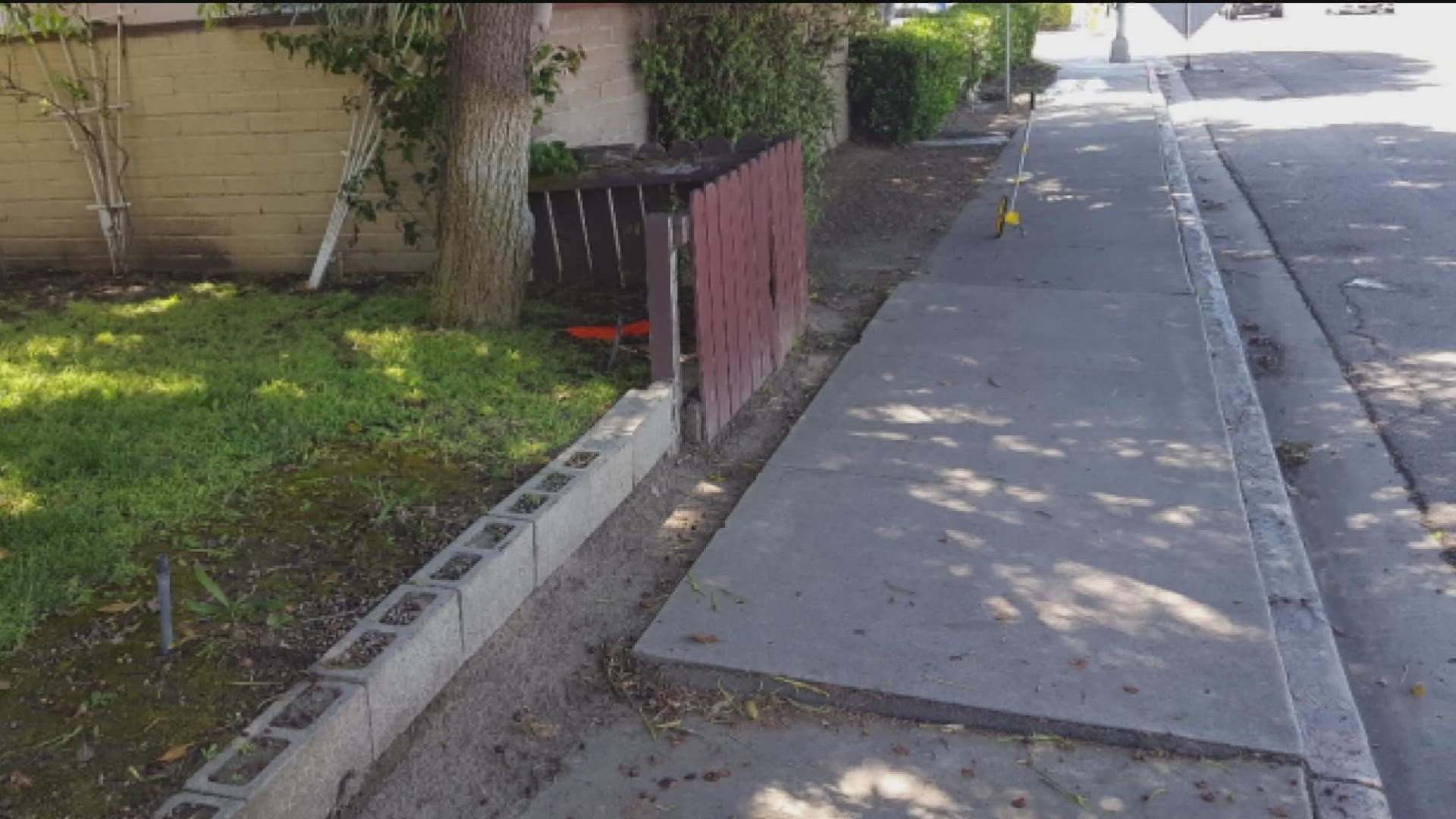 A CBS 8 viewer in Oceanside says he can't get the city to fix sidewalks in his neighborhood.