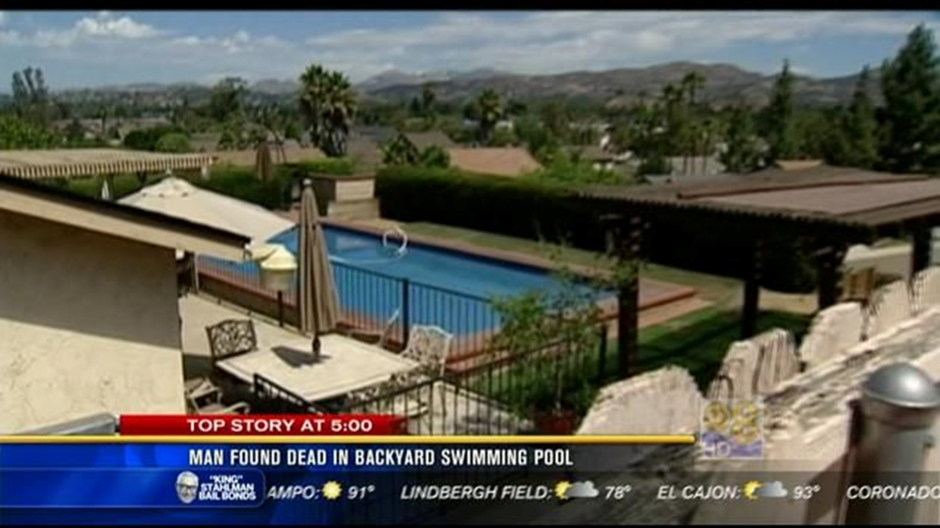 Man Found Dead In Womans Swimming Pool Identified 