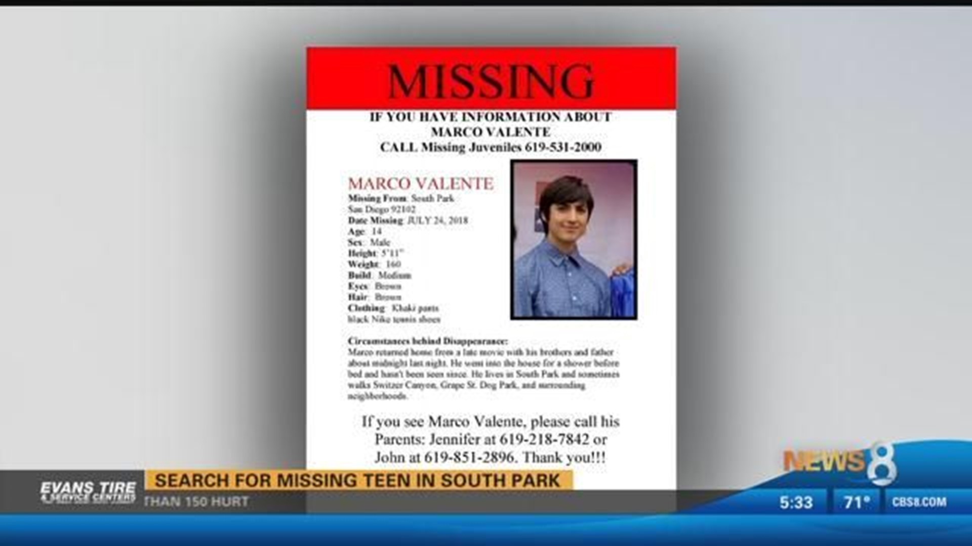 14-year-old Who Went Missing Found Safe In Alpine | Cbs8.com