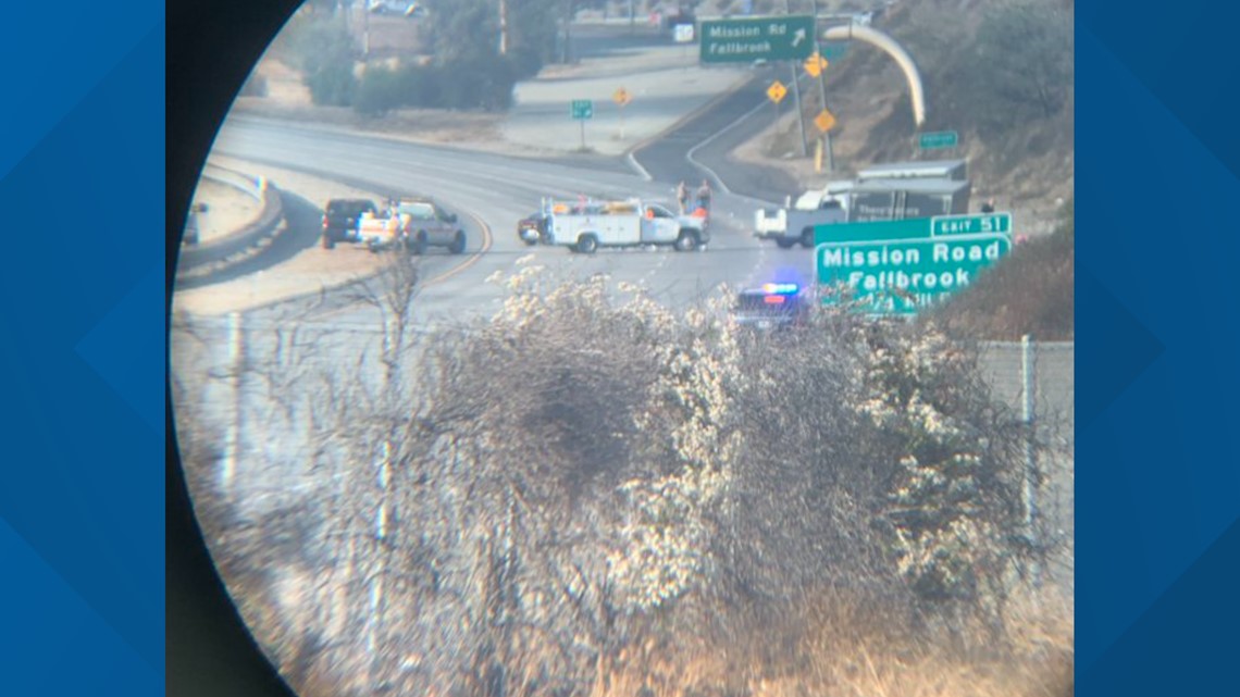 One dead, one seriously injured in rollover crash near Fallbrook