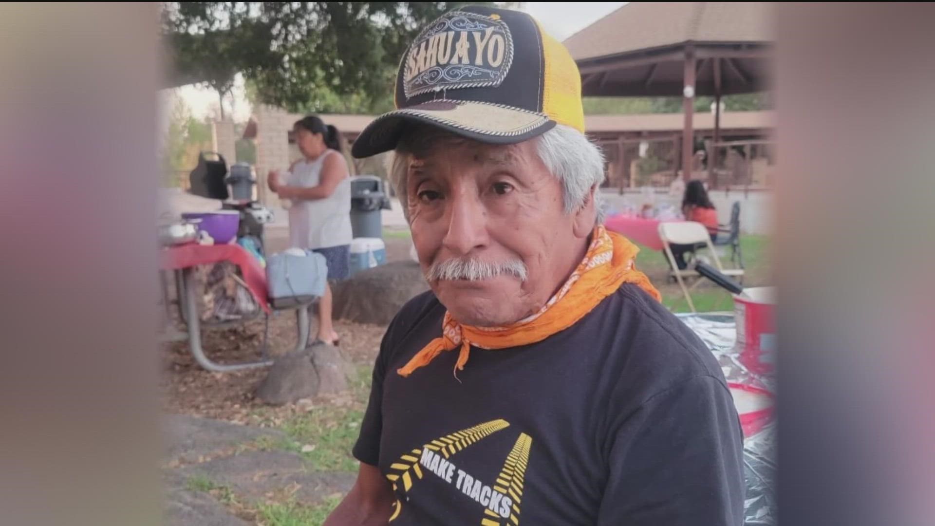 "He was a very kind, hardworking person. Everybody who knew him in the community just loved him,"  a very proud grandpa for sure," said his daughter-in-law Araceli.