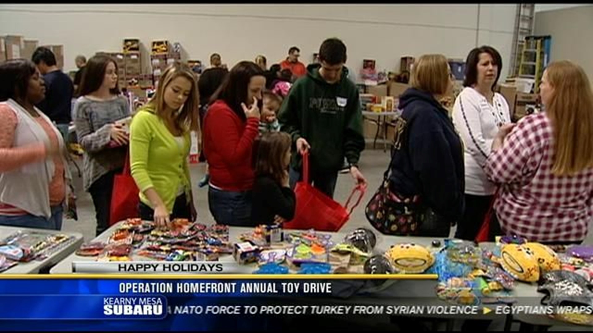 Operation Homefront annual toy drive
