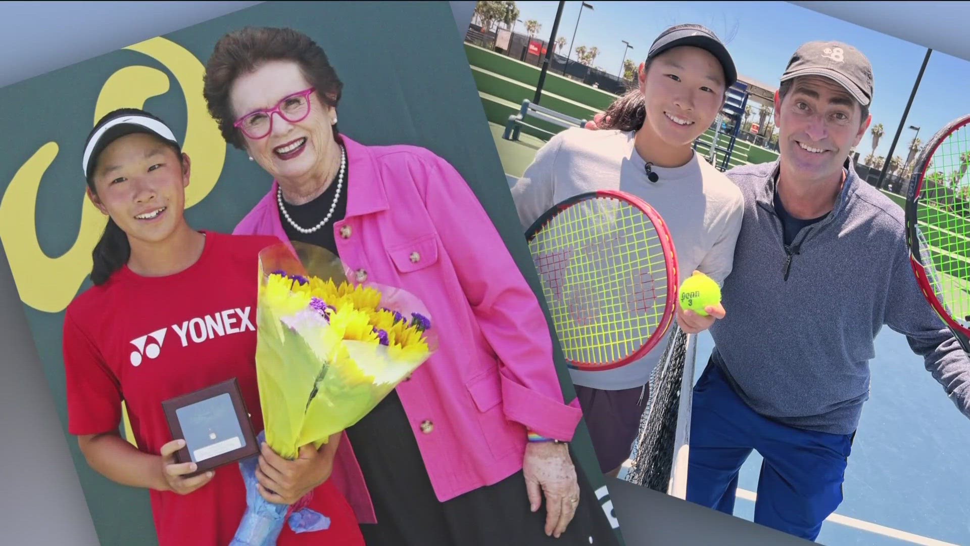 San Diego tennis star recalls win in front of Billie Jean King cbs8