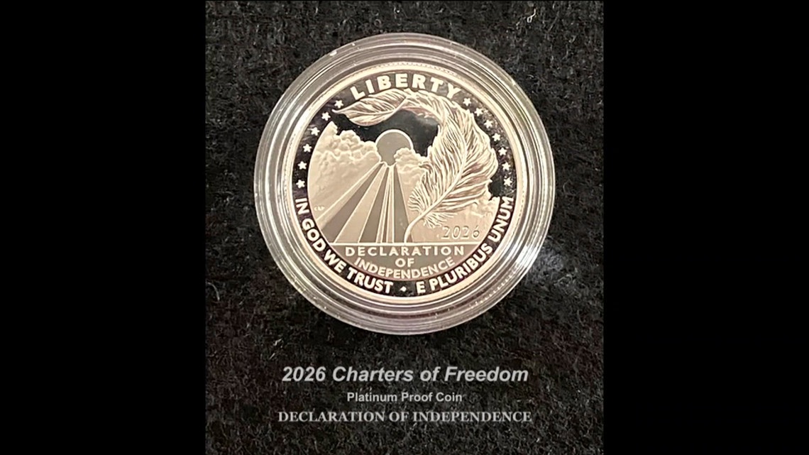 U.S. Mint unveils new coin designs to celebrate America's 250th birthday