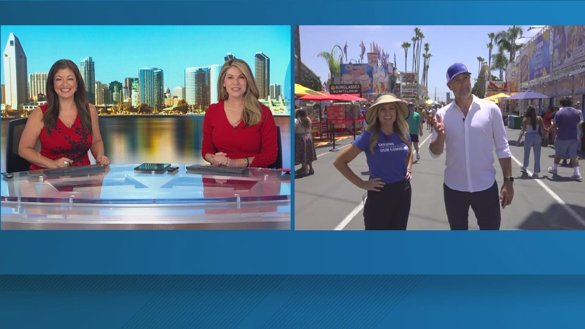 CBS 8 anchors Carlo Cecchetto and Anna Laurel are taking over the San Diego County Fair.