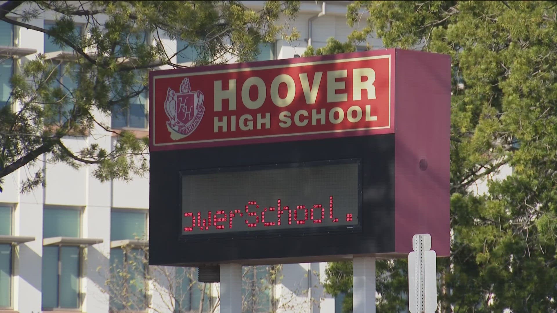 Hoover High School Associate Principal Charles De Freitas was arrested by San Diego Police on Wednesday on charges of distributing lewd matter to a minor.