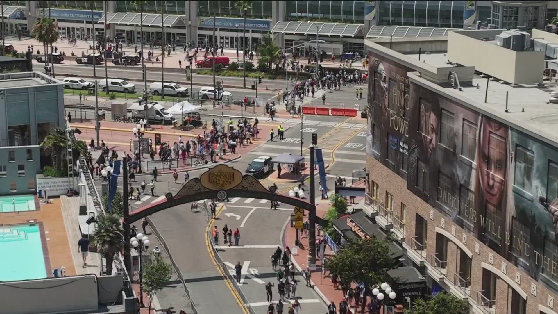 Gaslamp restaurants, bars and shops around the convention center said business was booming.