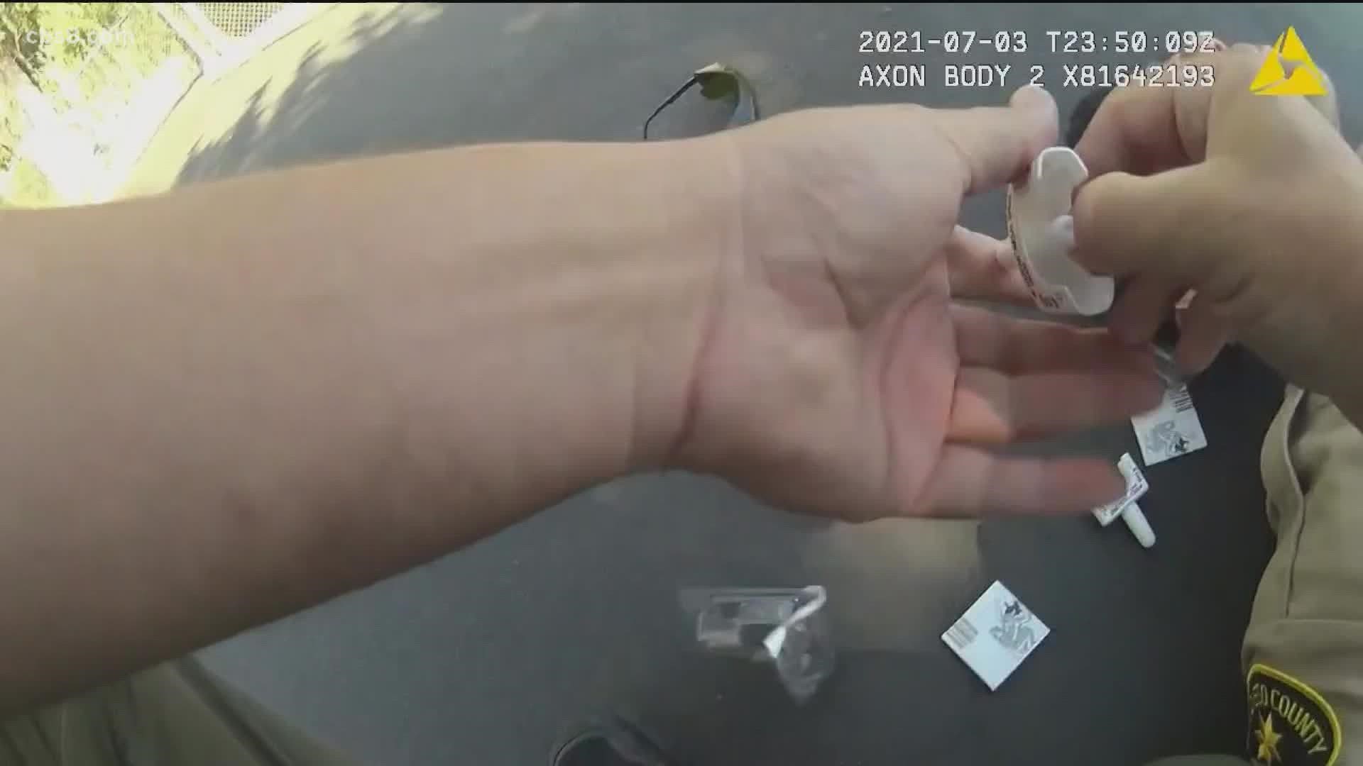 San Diego Sheriff's Department video of a deputy, who they say overdoses on fentanyl just by touching the drug, is facing more scrutiny.