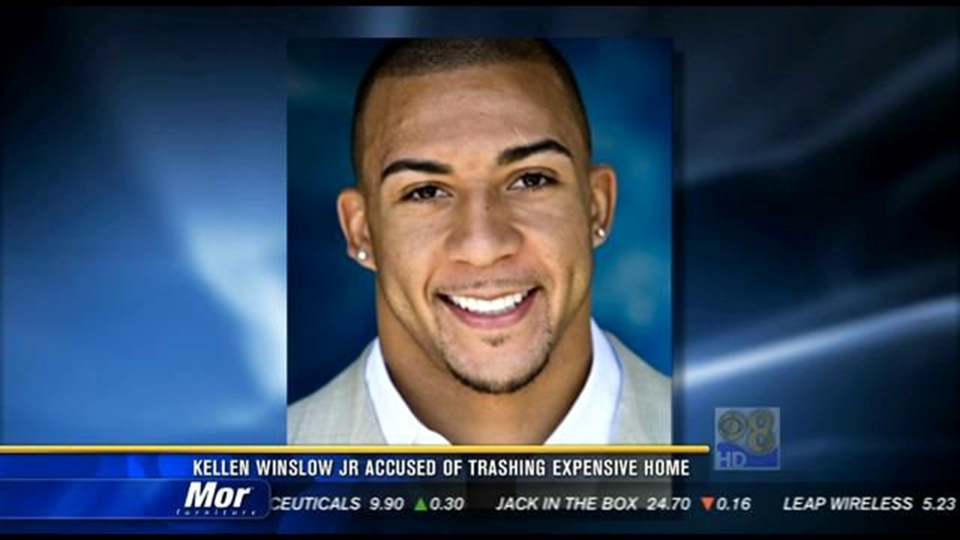 Kellen Winslow Jr. accused of trashing expensive home