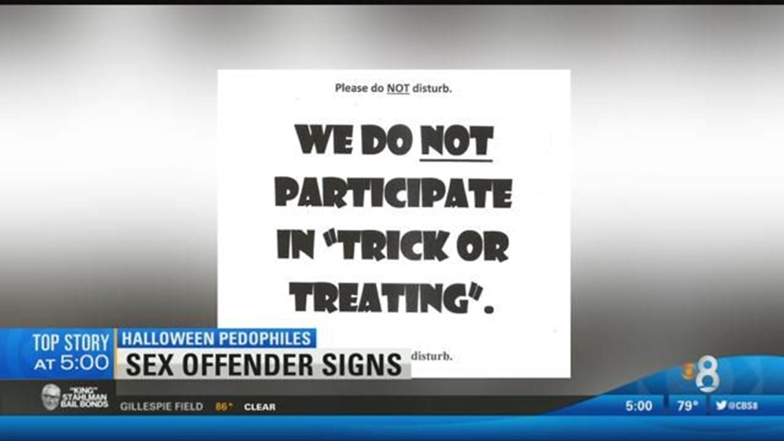 Sex Offenders Not Required To Post Signs On Halloween 2919