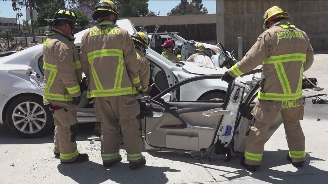 Firefighters Learn New Extrication Training On Electric Vehicles | Cbs8.com