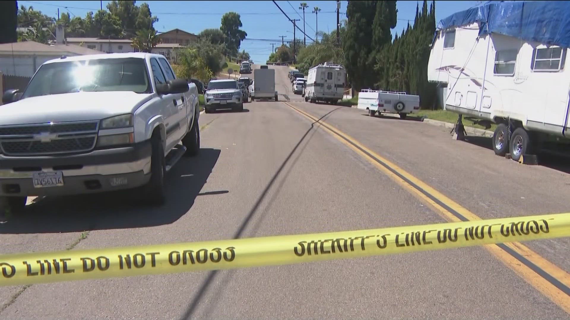 According to the Sheriff's Department, the suspect was found dead by law enforcement in Orange County.