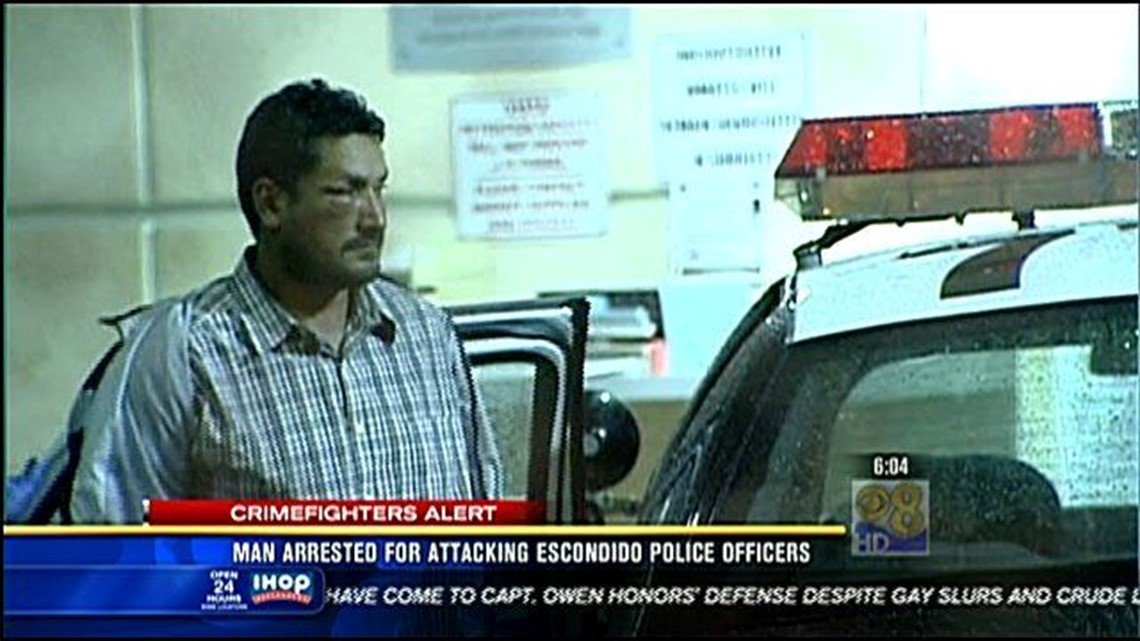 Arraignment for man accused of attacking 2 police officers | cbs8.com