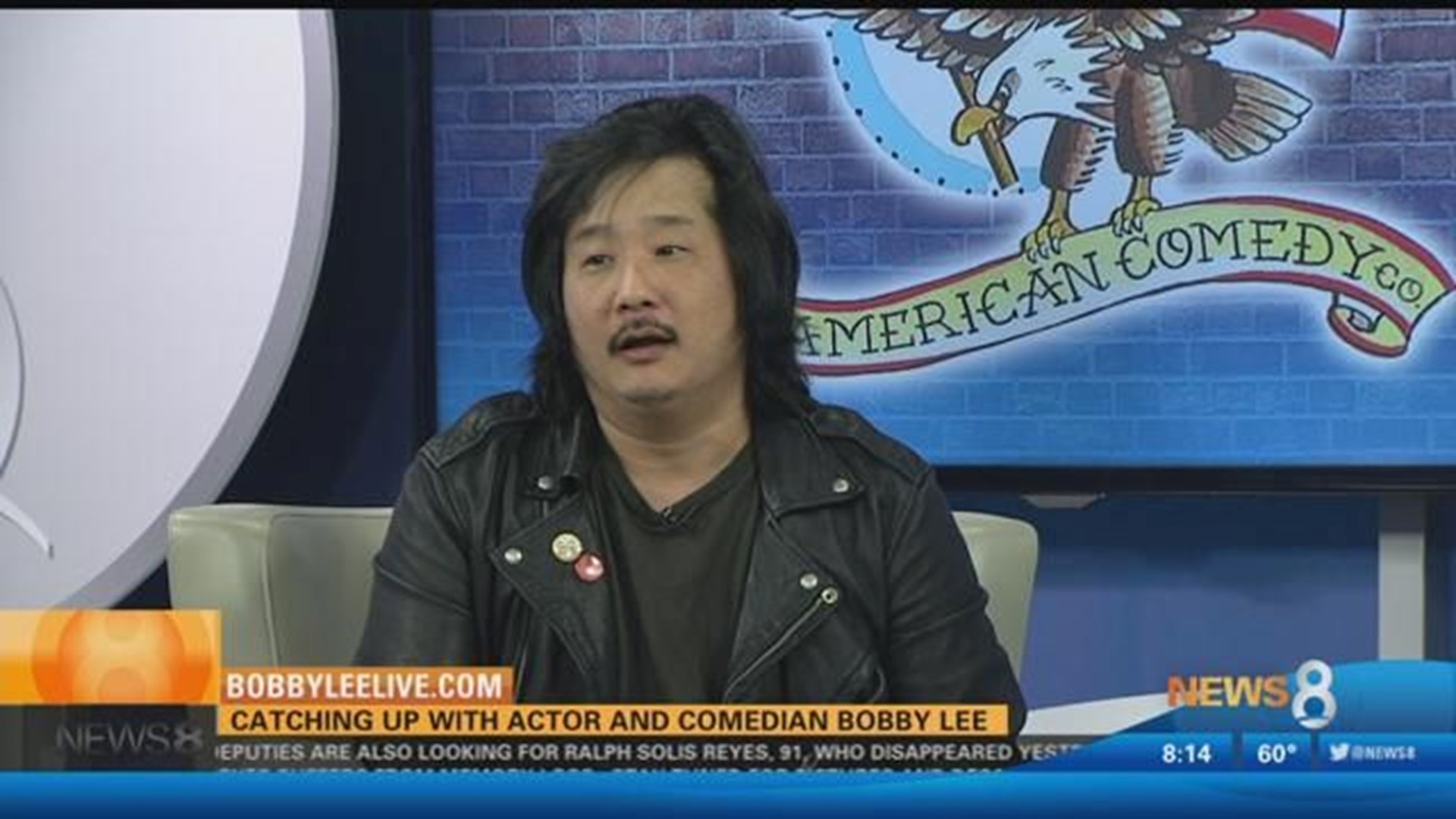 Mad TV star Bobby Lee center stage at the American Comedy Co. 