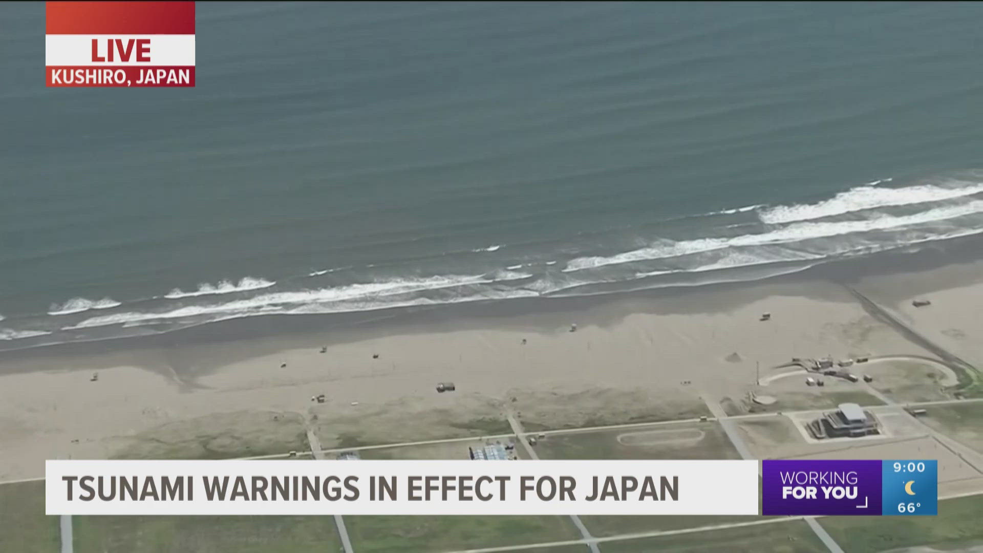 An 8.8 earthquake near Russia has caused a Tsunami Advisory along the US west coast, and a Tsunami Watch in Hawaii and Japan