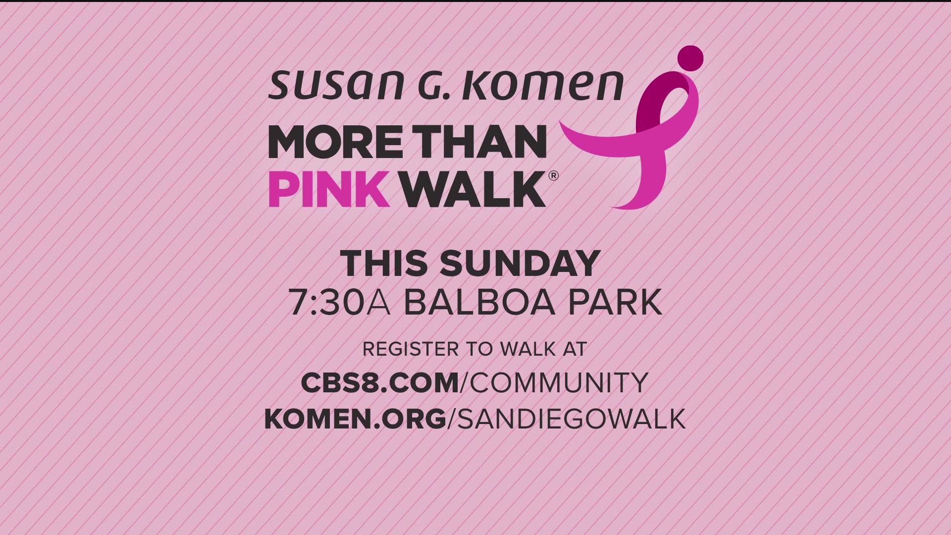 Susan G. Komen 'More Than Pink' Walk at Balboa Park