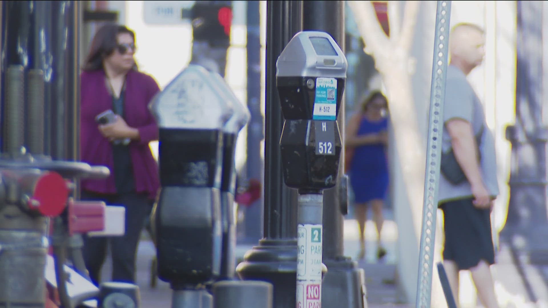 Drivers in San Diego is expected to pay more at parking meters if they use their credit cards.