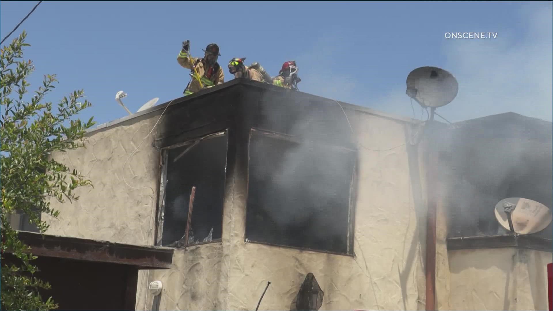 After knocking the fire down in 10 minutes, firefighters discovered the body somewhere inside the complex.