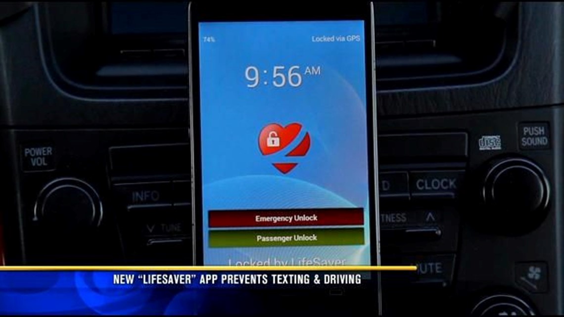 New "LifeSaver" app prevents texting and driving